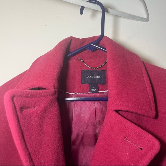 Lands End Pea Coat - Picture 2 of 6